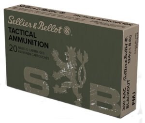 Sellier & Bellot SB300BLKA Rifle  300Blackout 124gr Full Metal Jacket 20 Per Box/50 Case