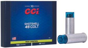 CCI 3746 Pest Control Shotshell 45Colt 150gr #9Shot 10 Per Box/20 Case