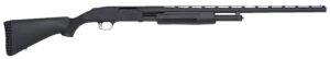 Mossberg 50121 500 FLEX All Purpose Full Size 12 Gauge Pump 3" 5+1 28" Matte Blued Vent Rib Barrel, Matte Blued Steel Receiver, Flex Black Synthetic Stock, Right Hand, Accu-Set Chokes