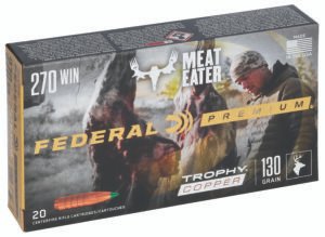 Federal P270TC1 Premium  270Win 130gr Trophy Copper 20 Per Box/10 Case