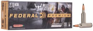 Federal P270WSMTC1 Premium  270WSM 130gr Trophy Copper 20 Per Box/10 Case
