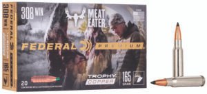 Federal P308TC2 Premium  308Win 165gr Trophy Copper 20 Per Box/10 Case