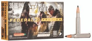 Federal P3006TC1 Premium  30-06Springfield 180gr Trophy Copper 20 Per Box/10 Case
