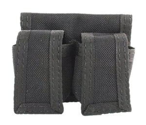 HKS 100B SpeedLoader Case  Double Black Cordura Hook & Loop