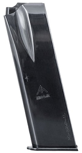 Mec-Gar MGBRHP15N Standard  15rd 9mm Luger Fits Browning Hi-Power/Springfield SA-35 Nickel Carbon Steel