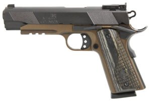 IVER Eagle LR 45ACP 5" MBRZ Rail Adj 8rd