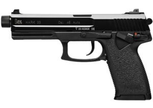 HK 81000080 Mark 23  45 ACP 10+1, 5.87"  Black Steel Threaded Barrel, Serrated Steel Slide, Polymer Frame, Black Polymer Grip, Ambidextrous