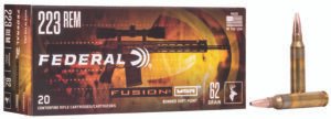 Federal F223MSR1 Fusion MSR 223Rem 62gr Bonded Soft Point 20 Per Box/10 Case