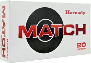 Hornady 8097 Match  308Win 168gr Boat Tail Hollow Point 20 Per Box/10 Case