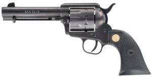 Chiappa Firearms CF340155 SAA 1873  Medium Frame 22 LR 10 Shot, 4.75" Blued Steel Barrel, Blued Steel Frame, Blued Cylinder, Black Plastic Grip, Exposed Hammer