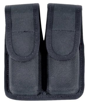 Blackhawk 44A000BK Double Mag Pouch  Black Cordura Compatible w/Single Stack/9mm/40/45