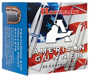 Hornady 90104 American Gunner  380ACP 90gr Hornady XTP Hollow Point 25 Per Box/10 Case