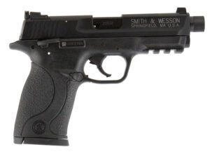 Smith & Wesson 10199 M&P Compact 22 LR 3.50" Threaded Barrel 10+1, Black Polymer Frame With Picatinny Acc. Rail, Black Armornite Aluminum Slide, Ambidextrous Manual Safety