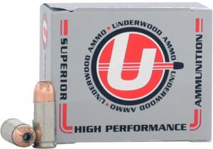 UNDERWOOD 45 ACP +P 185GR JHP - 20RD 10BX/CS