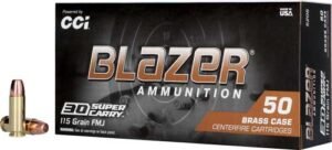 CCI BLAZER BRASS 30 SUPER - CARRY 115GR 50RD 20BX/CS