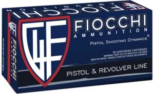 FIOCCHI 9MM LUGER 124GR JHP - 50RD 20BX/CS