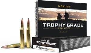 NOSLER TROPHY 25-06 REM 100GR - PARTITION TIP 20RD 10BX/CS