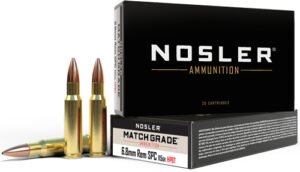 NOSLER MATCH GRADE 6.8 SPC - 168GR CC HPBT 20RD 10BX/CS