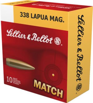 S&B 338 LAPUA MAG MATCH 300GR - BTHP 10RD 10BX/CS