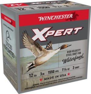 WINCHESTER XPERT STEEL 12GA 3" - 1-1/8OZ #3 1550FPS 25RD 10BX/C