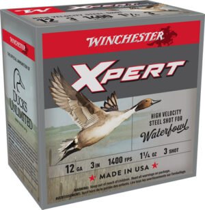 WINCHESTER XPERT STEEL 12GA 3" - 1-1/4OZ #3 1400FPS 25RD 10BX/C