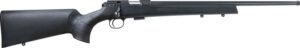 CZ 457 AMERICAN 17 HMR 20.5" - THREADED BBL. BLACK STOCK