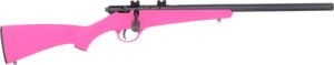 SAVAGE RASCAL FVSR SINGLESHOT - YOUTH 22LR HB THREADED PINK