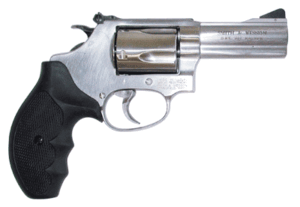 S&W 60 357MAG 3" AS 5-SHOT - SS BLACK RUBBER