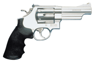 S&W 629 44MAG 4" AS 6-SHOT - STAINLESS RUBBER