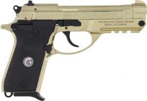 GIRSAN MC14T SOLUTION 380ACP - GOLD W/ G10 GRIP TIPUP 13RD