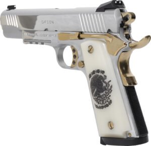 GIRSAN MC1911S LIBERADORE II - 9MM 10RD CHROME GOLD ENGRAVED