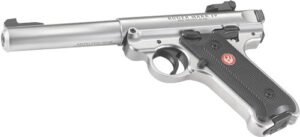 RUGER MARK IV TARGET 22LR - 5.5" BULL AS S/S BLACK PLSTC