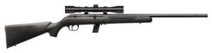 SAVAGE 64FVXP 22LR 21" HB - W/3-9X40 BLUE/BLACK SYNTHETIC