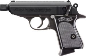 WALTHER PPK SD 32ACP BLACK FS - 7RD BLACK SYNTHETIC GRIPS