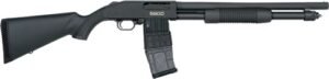 MOSSBERG 590M MAG-FED 12GA - 18.5" 10RD 2.75" BLUED/SYN