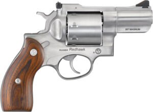 RUGER REDHAWK 357 MAG 2.75" - STAINLESS WOOD ADJUSTABE