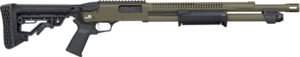 MOSSBERG 590R TACTICAL 12GA - 18.5" 6RD ADJ STK OD GREEN