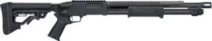 MOSSBERG 590R TACTICAL 12GA - 18.5" 6RD ADJ STK CYL
