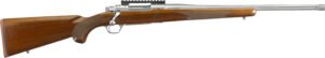RUGER HAWKEYE HUNTER 204 RUGER - STAINLESS WALNUT THREADED