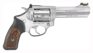 RUGER SP101 327 FED MAG 4.20" - ADJ. STAINLESS RUBBER