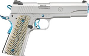 RUGER SR1911 BPVD 45ACP 8-SHOT - STAINLESS WOOD GRIPS