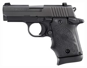 SIG P938 BRG 9MM 3" SAO - SIGLITE (1)7RD RUBBER/BLACK