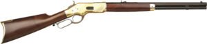 CIMARRON 1866 YELLOWBOY 44SP - 20" OCTAGON BRASS/BLUED WALNUT