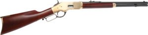 CIMARRON 1866 YELLOWBOY 38SP - 24" OCTAGON BRASS/BLUED WALNUT