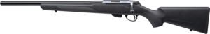TIKKA T1X LEFT HAND 17HMR 20" - THREADED BLUED/BLACK SYNTH