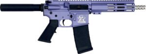 GLFA AR15 PISTOL 223 WYLDE - 7.5" STAINLESS BBL WILD ORCHID