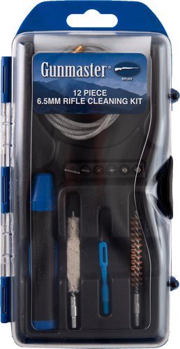 GUNMASTER .243/6MM/6.5 RIFLE - 12PC COMPACT CLEANING KIT
