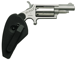 NAA MINI-REVOLVR 22WMR 1-5/8" - S/S W/HOLSTER GRIP
