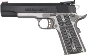 COLT GOLD CUP LITE 38 SUPER - TWO-TONE RED FIBER OPTIC G10