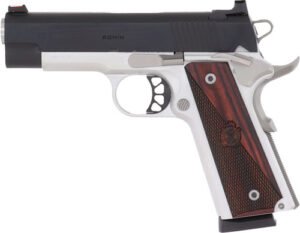 SPRINGFIELD 1911 RONIN 9MM 4" - 10RD SS/BLUED WOOD GRIPS